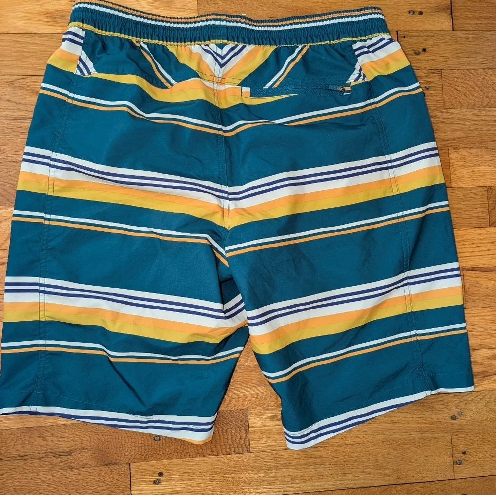 Duluth Men's Striped Swim Trunks